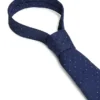 Krawatte aus Seidenmischung mit Birdseye-Muster Krawatte aus Seidenmischung mit Birdseye-Muster