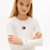 Langärmliges T-Shirt mit Logo-Aufnäher für Kinder
