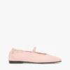 Leder-Ballerinas im Mary-Jane-Stil