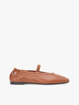 Leder-Ballerinas im Mary-Jane-Stil