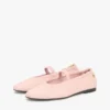 Leder-Ballerinas im Mary-Jane-Stil