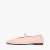 Leder-Ballerinas im Mary-Jane-Stil