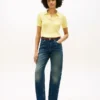 Leder-Ballerinas im Mary-Jane-Stil