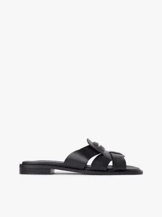 Leder-Penny-Loafer-Sandale