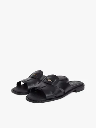 Leder-Penny-Loafer-Sandale