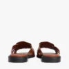 Leder-Penny-Loafer-Sandale Leder-Penny-Loafer-Sandale