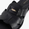 Leder-Penny-Loafer-Sandale Leder-Penny-Loafer-Sandale