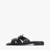 Leder-Penny-Loafer-Sandale Leder-Penny-Loafer-Sandale