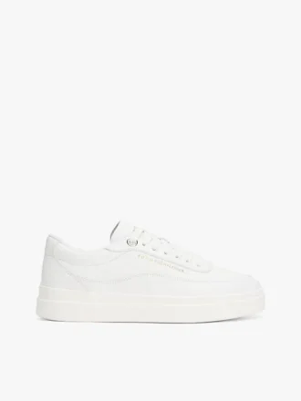 Leder-Plateausneaker