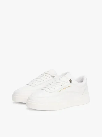 Leder-Plateausneaker