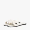 Leder-Sandale mit TH Monogram Leder-Sandale mit TH Monogram