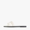 Leder-Sandale mit TH Monogram Leder-Sandale mit TH Monogram