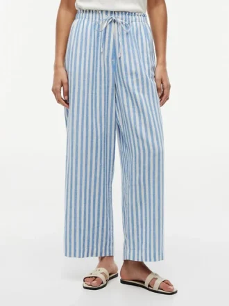 Leichte Pull-On-Hose aus Leinenmischung Leichte Pull-On-Hose aus Leinenmischung