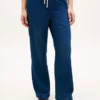 Leichte Pull-On-Jeans mit weitem Bein Leichte Pull-On-Jeans mit weitem Bein