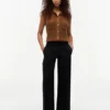 Leichte Twill-Hose mit geradem Bein