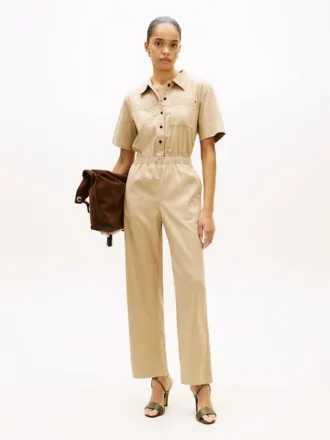 Leichter Utility-Jumpsuit aus Twill
