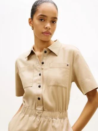 Leichter Utility-Jumpsuit aus Twill