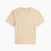 Leichtes T-Shirt aus Rippstrick Leichtes T-Shirt aus Rippstrick