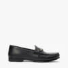 Loafer aus Leder mit Kettenverzierung