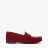Loafer aus Wildleder mit Kettenverzierung