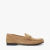 Loafer aus Wildleder mit Kettenverzierung