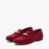 Loafer aus Wildleder mit Kettenverzierung