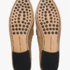 Loafer aus Wildleder mit Kettenverzierung