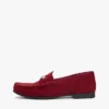 Loafer aus Wildleder mit Kettenverzierung