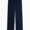Lässige Hose aus leichter Seersucker-Wollmischung Lässige Hose aus leichter Seersucker-Wollmischung