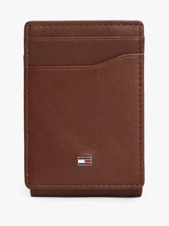 Magnetische Brieftasche aus genarbtem Leder Magnetische Brieftasche aus genarbtem Leder