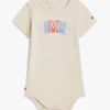 Mehrfarbiger Babystrampler mit Tommy-Logo Mehrfarbiger Babystrampler mit Tommy-Logo