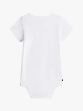 Mehrfarbiger Babystrampler mit Tommy-Logo