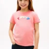 Mehrfarbiges T-Shirt mit Logo für Kinder