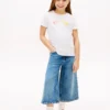 Mehrfarbiges T-Shirt mit Logo für Kinder