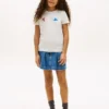 Mehrfarbiges T-Shirt mit Logo für Kinder