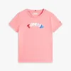 Mehrfarbiges T-Shirt mit Logo für Kinder