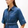 Midi-Jeanskleid mit Gürtel Midi-Jeanskleid mit Gürtel