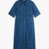 Midi-Jeanskleid mit Gürtel Midi-Jeanskleid mit Gürtel