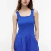 Midi-Tankkleid aus verschiedenen Materialien Midi-Tankkleid aus verschiedenen Materialien