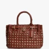 Mini-Tasche aus gewebtem Leder