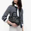 Mini-Tasche aus gewebtem Leder