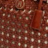 Mini-Tasche aus gewebtem Leder