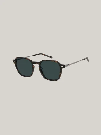 Moderne ovale Sonnenbrille im Prep-Stil