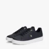 Monogram Heel Leather Court Sneaker Monogram Heel Leather Court Sneaker