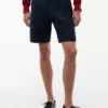 New York Label Plissierte Woll-Chino-Shorts