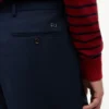 New York Label Plissierte Woll-Chino-Shorts