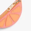 Orangefarbener Keil-Geldbeutel-Taschenanhänger Orangefarbener Keil-Geldbeutel-Taschenanhänger