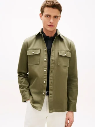 Overshirt aus Slub-Twill in Regular-Fit Overshirt aus Slub-Twill in Regular-Fit
