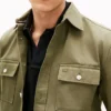 Overshirt aus Slub-Twill in Regular-Fit
