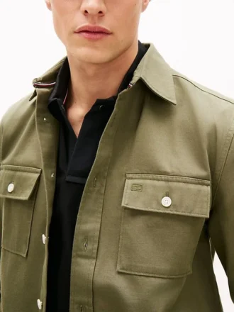 Overshirt aus Slub-Twill in Regular-Fit Overshirt aus Slub-Twill in Regular-Fit
